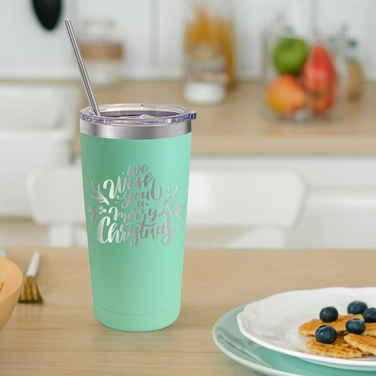 YOUKE OLA laser engrave-ready tumbler demonstrating personalization options