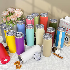 Colorful YOUKE OLA 20 oz insulated tumbler, condensation resistant