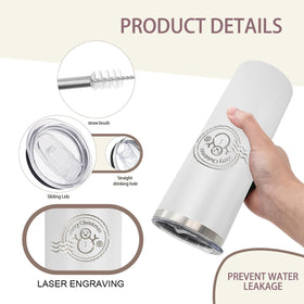 YOUKE OLA stainless steel straight straws and accessories for tumblers