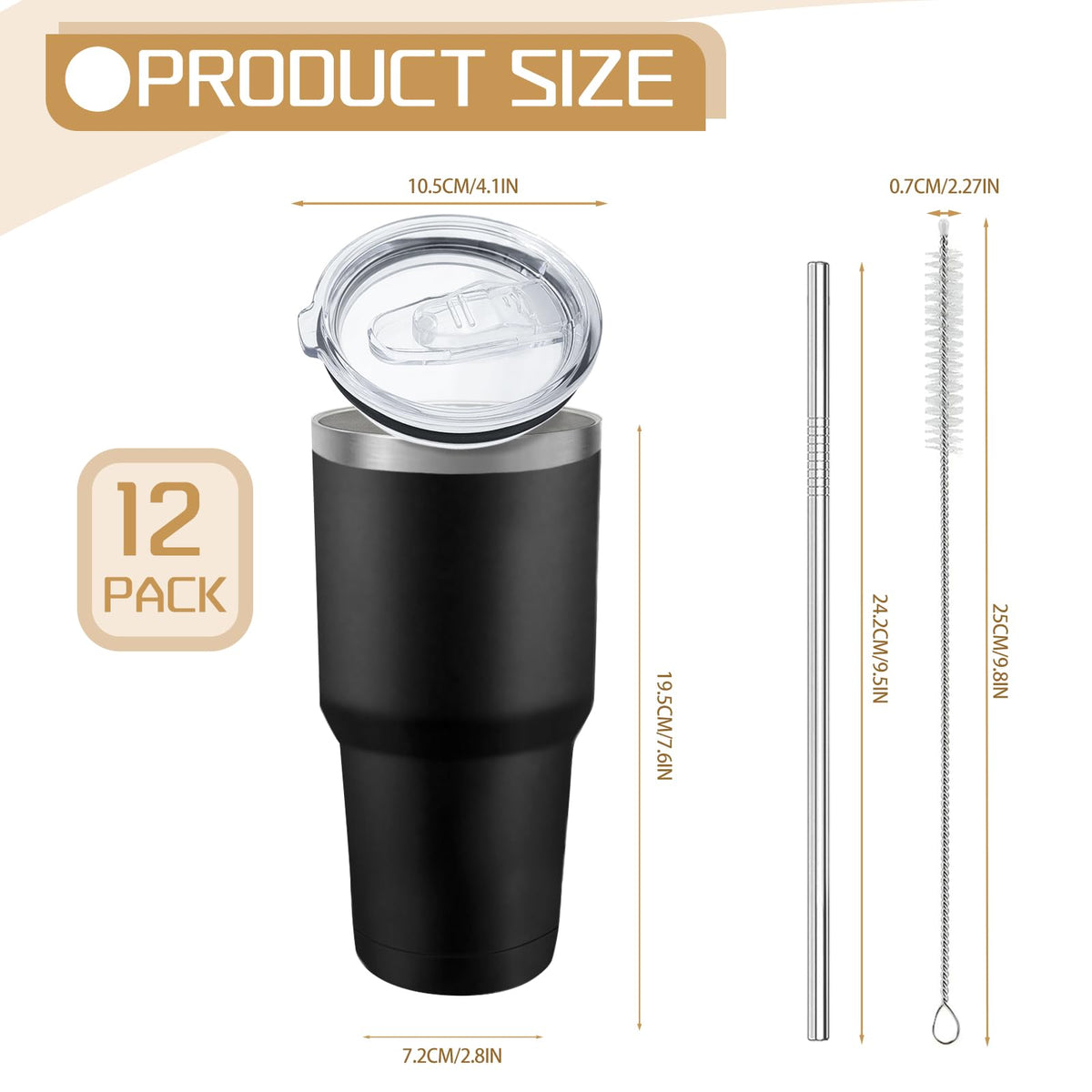 YOUKE OLA stainless steel straws for reusable sipping versatility