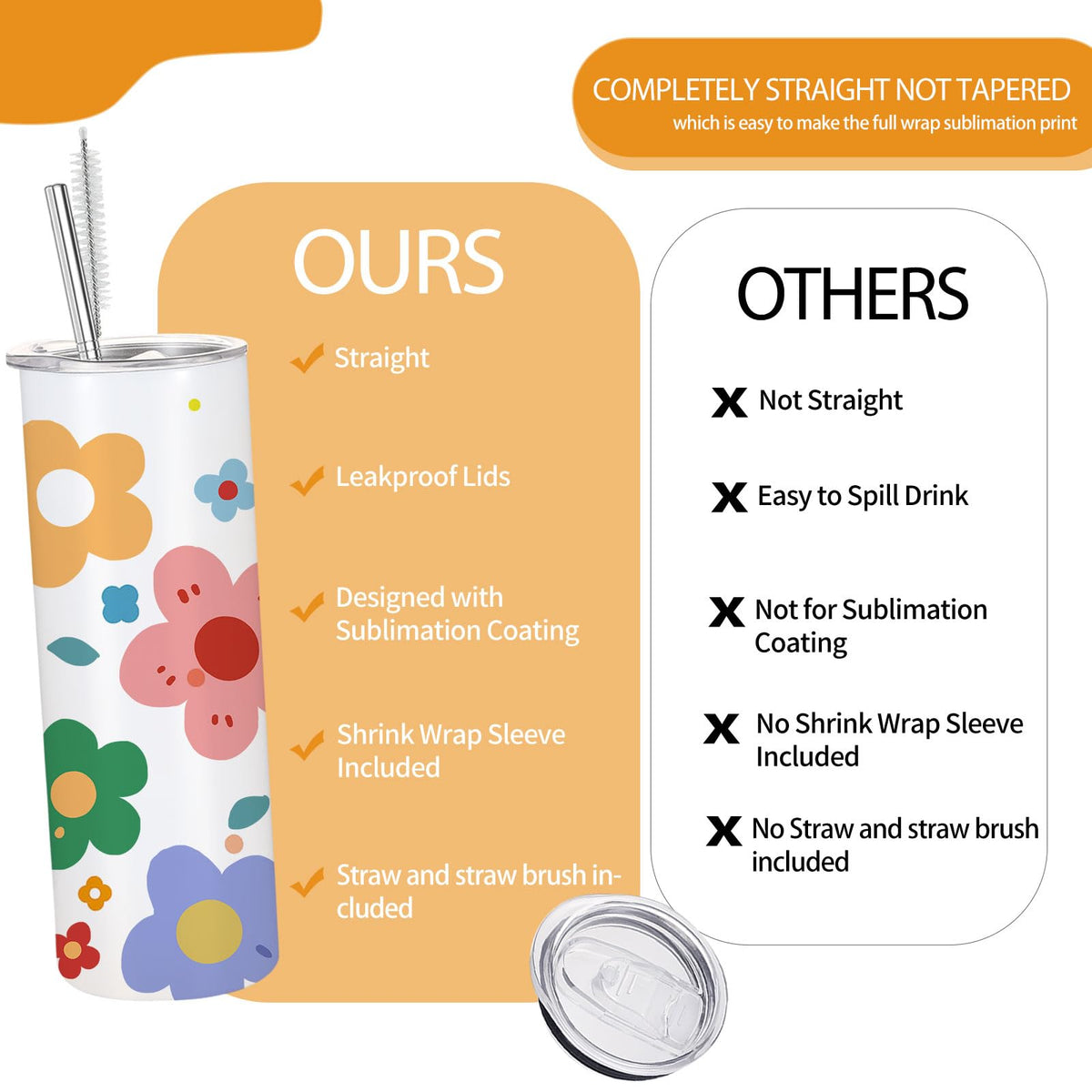 YOUKE OLA straw brush for easy cleaning after sublimation
