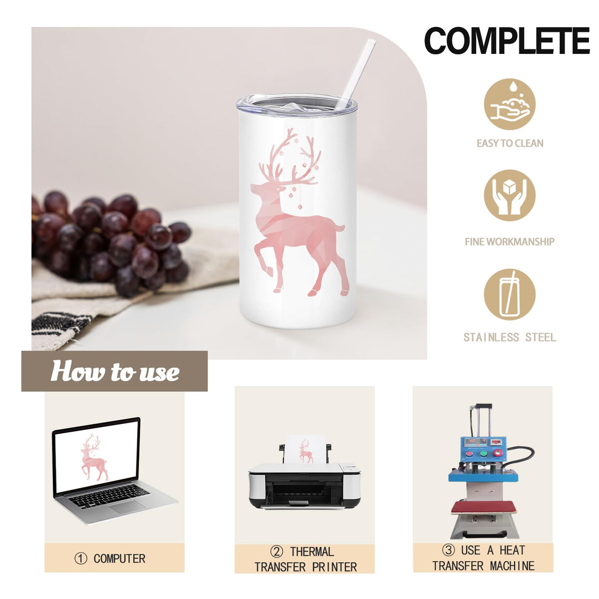 YOUKE OLA sublimation-ready white coating for vibrant designs