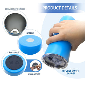 YOUKE OLA tumbler with lid and straw set for travel and hydration.