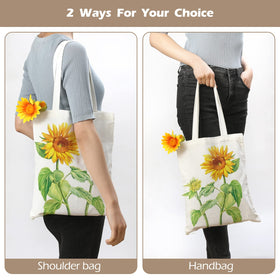 YOUKE OLA washable tote bag blank canvas, easy to clean after crafting.