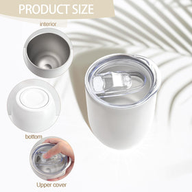 YOUKE OLA double-wall vacuum insulation keeps drinks hot or cold for hours.