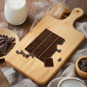 YOUKE OLA decorative bamboo cutting board suitable for kitchen decor and display.