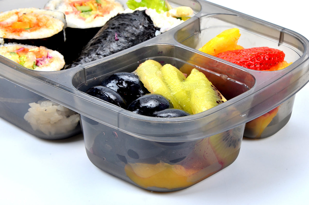 Youngever 26 ounce three compartment container for balanced portions