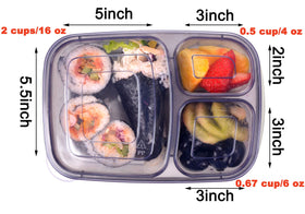 Youngever tight lid design helps keep fridge meals sealed