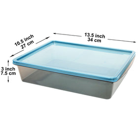 Youngever storage containers are fridge, freezer, and top-rack dishwasher safe.