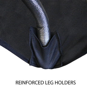 YOUR CHAIR COVERS black spandex tablecloth ideal for 6 ft rectangular tables