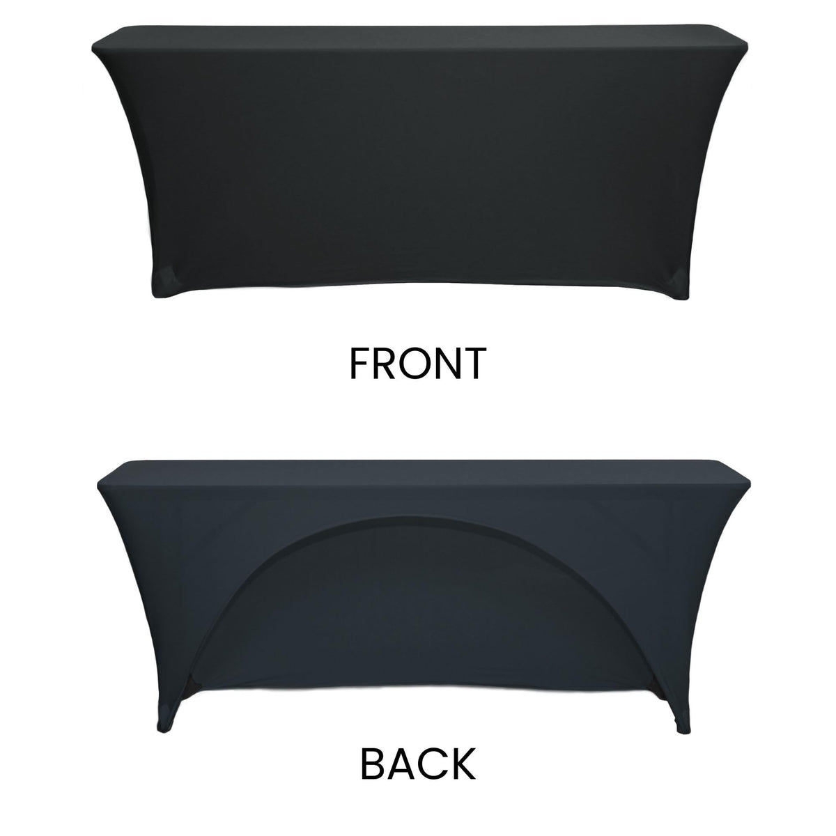 YOUR CHAIR COVERS machine-washable material simplifies cleaning after events