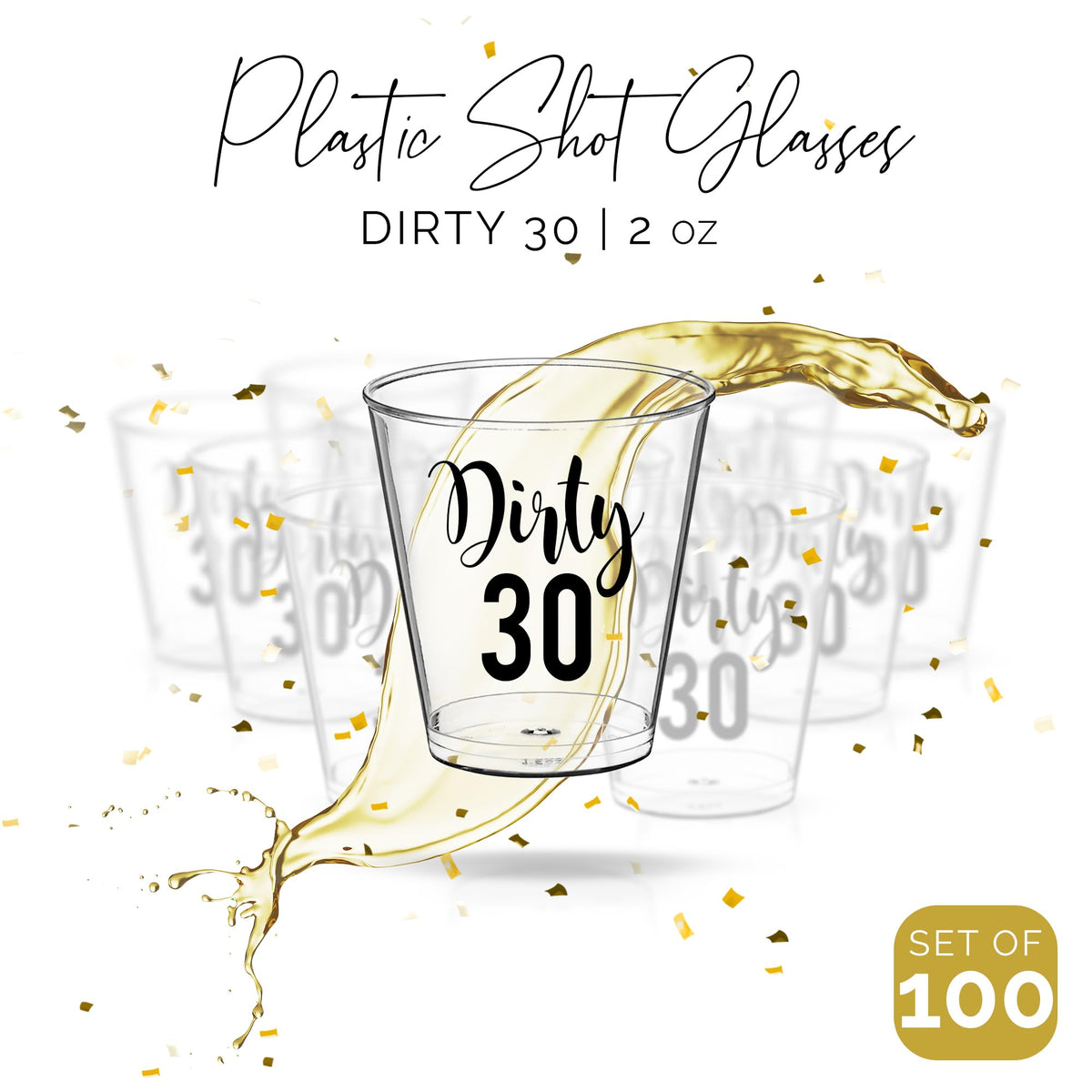 Your Dream Party Shop 30th birthday cups help hosts keep the party flowing.