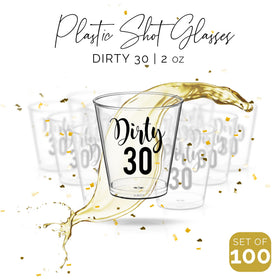Your Dream Party Shop 30th birthday cups help hosts keep the party flowing.