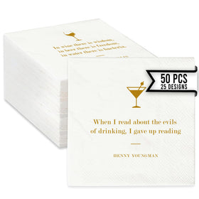 Your Dream Party Shop adult party napkins for stylish gatherings.
