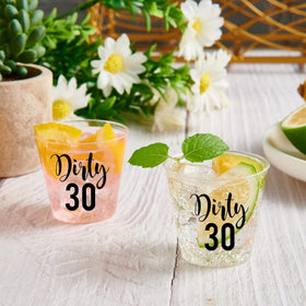 Your Dream Party Shop 2oz shot glasses double as memorable party favors.
