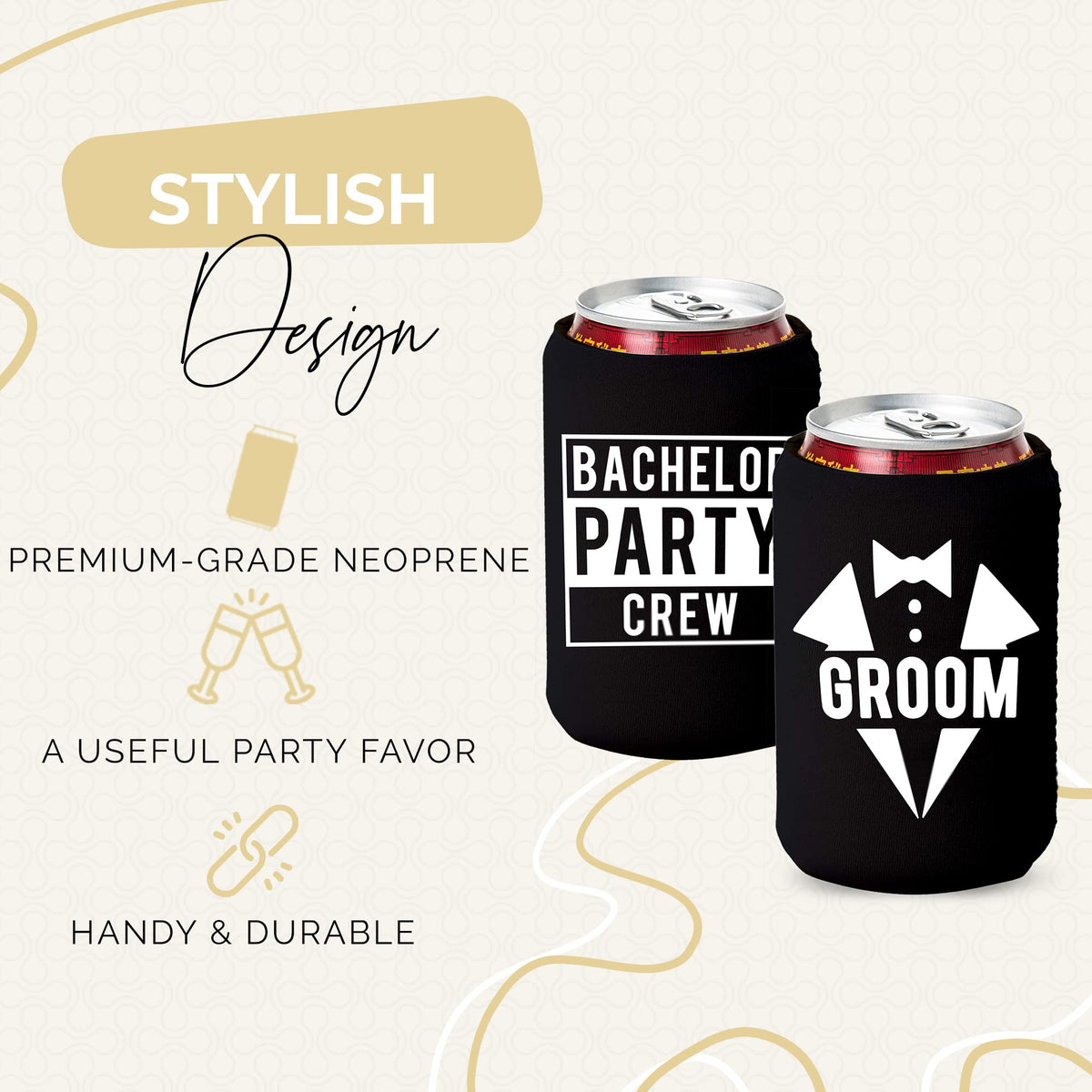 Your Dream Party Shop durable bachelor party can coolers for recurring use