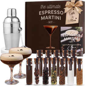 Your Dream Party Shop espresso martini kit with premium shaker highlights effortless at-home mixology.