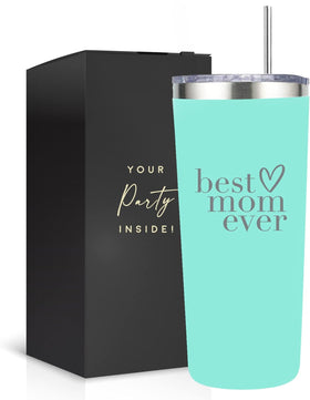 Your Dream Party Shop Best Mom Ever tumbler 22 oz serves as a sturdy daily companion for moms
