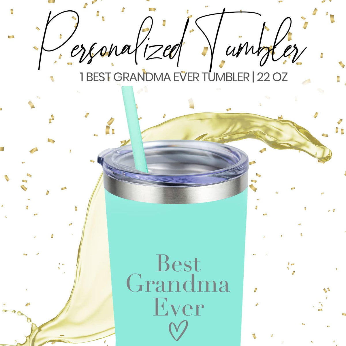 Your Dream Party Shop mint green tumbler suits coffee, tea, and hydration rituals.