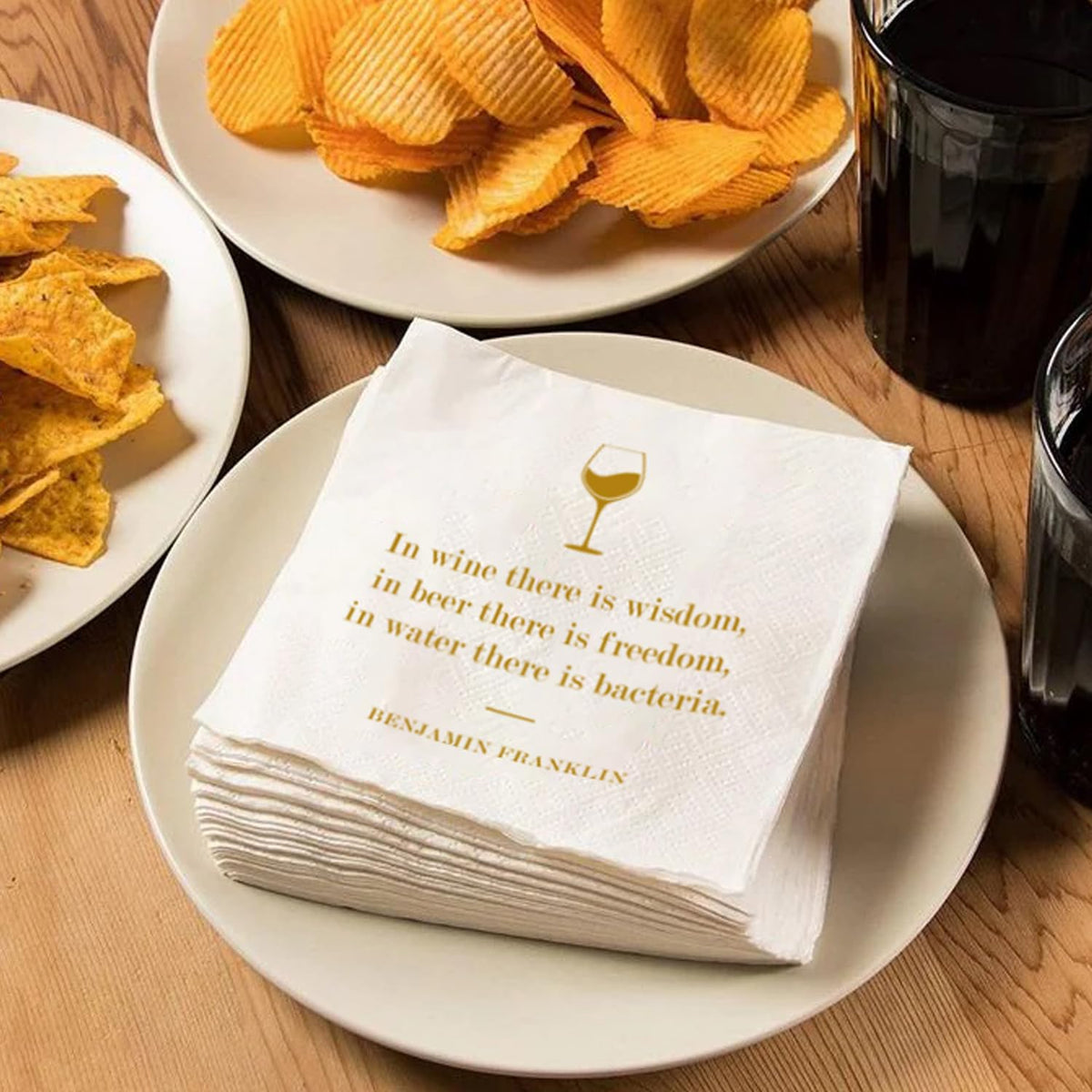 Your Dream Party Shop napkins make a fun gift for cocktail lovers.