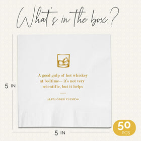 Your Dream Party Shop wedding cocktail napkins bring witty elegance to receptions.