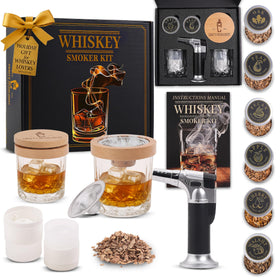 Your Dream Party Shop whiskey smoker kit with torch ready for smoky cocktails.