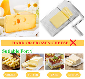 YouZi grid scale enables accurate thickness for mozzarella, Swiss, and Parmesan.