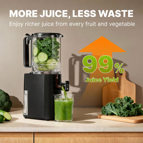 YOYDS cold press juicer tool-free assembly for quick setup in minutes.