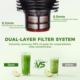 YOYDS juicer tool-free assembly for fast setup