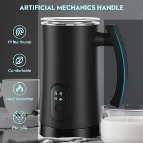 Yoyomax electric milk frother 350ml capacity for sharing at home
