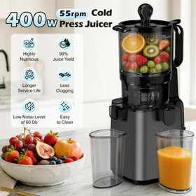 YPONE 2-in-1 cold press design preserves flavor and nutrients during extraction.