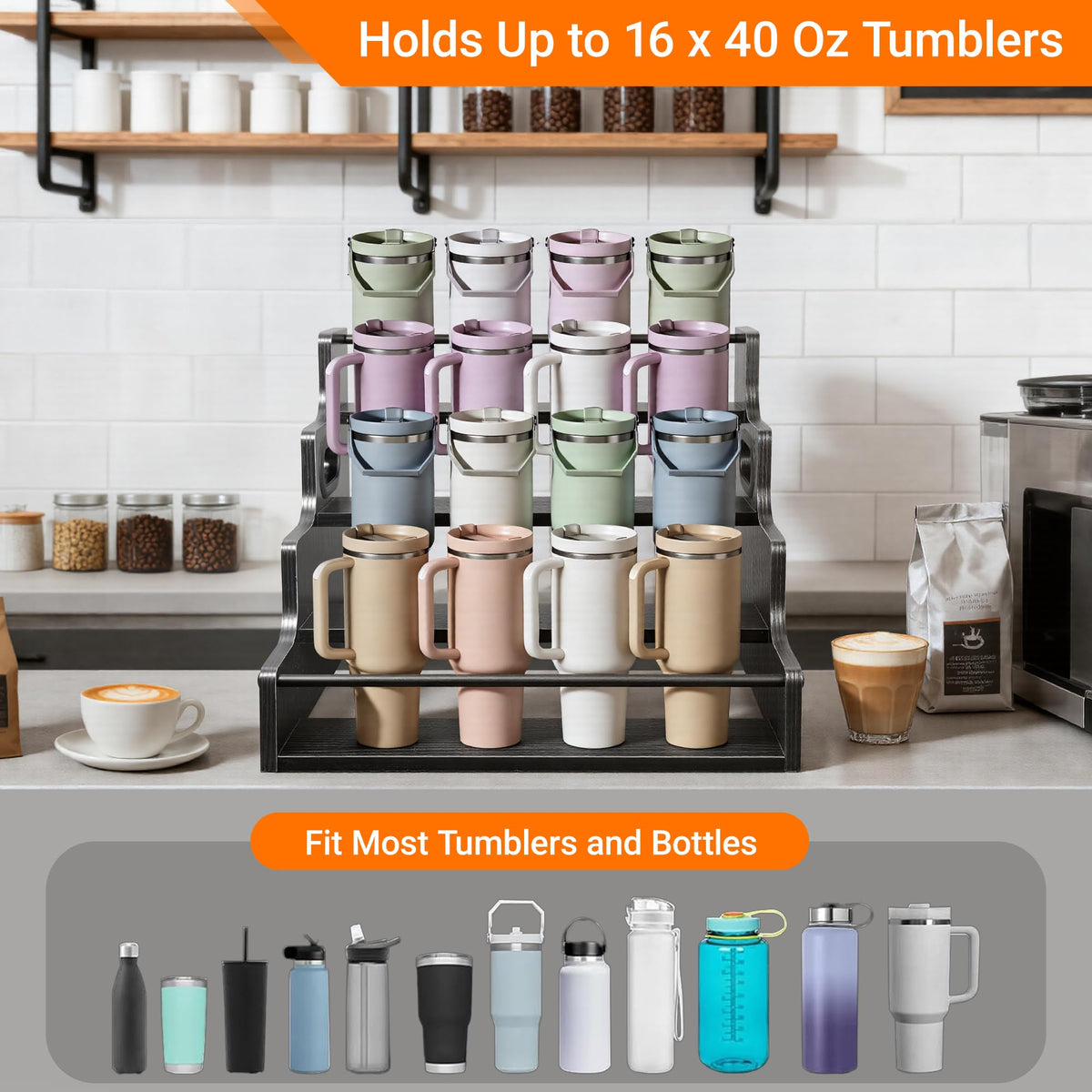 YQBRAO easy-assembly design suits home bars and kitchen islands.