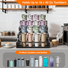 YQBRAO easy-assembly design suits home bars and kitchen islands.