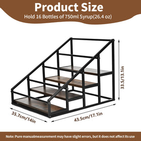 YQBRAO spice bottle rack stand simplifies pantry organization and quick flavor access