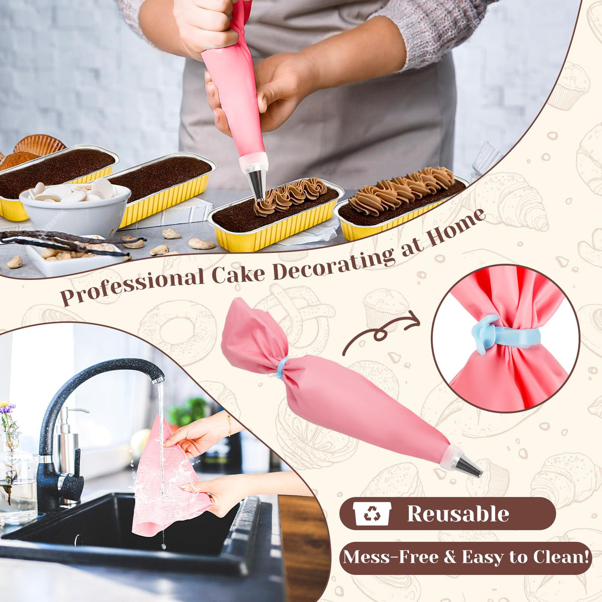 YQER bake gift ideas with mini pans for birthdays and events