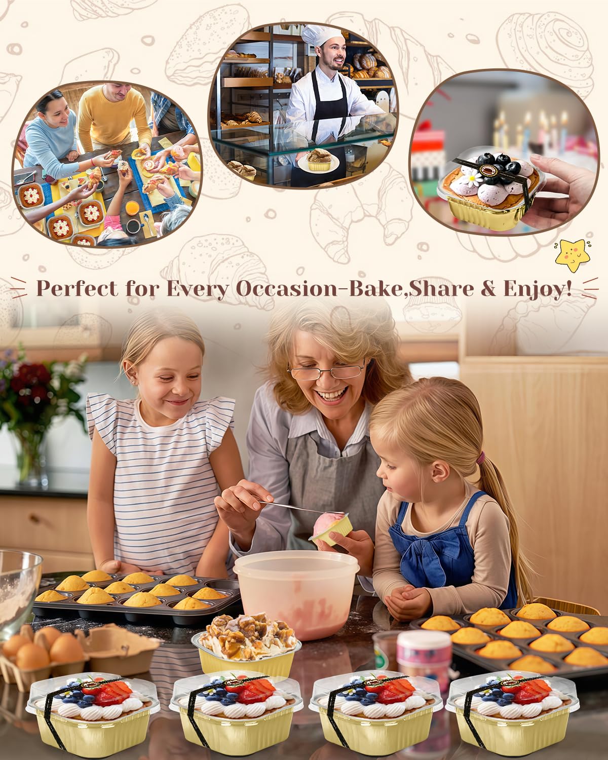 YQER complete dessert set streamlines party prep and presentation