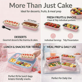 YQER gift-ready pink bakeware packaging, ready for gifting