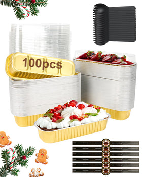 YQER mini loaf pans with lids set for convenient portioned baking
