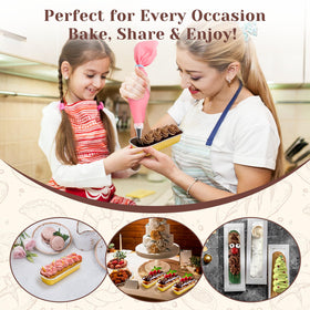 YQER recyclable aluminum mini pans for easy cleanup after baking