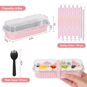 YQER teens baking with pink mini loaf pans, fun and easy cleanup
