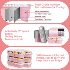 YQER themed events with pink bakeware, enhancing presentation