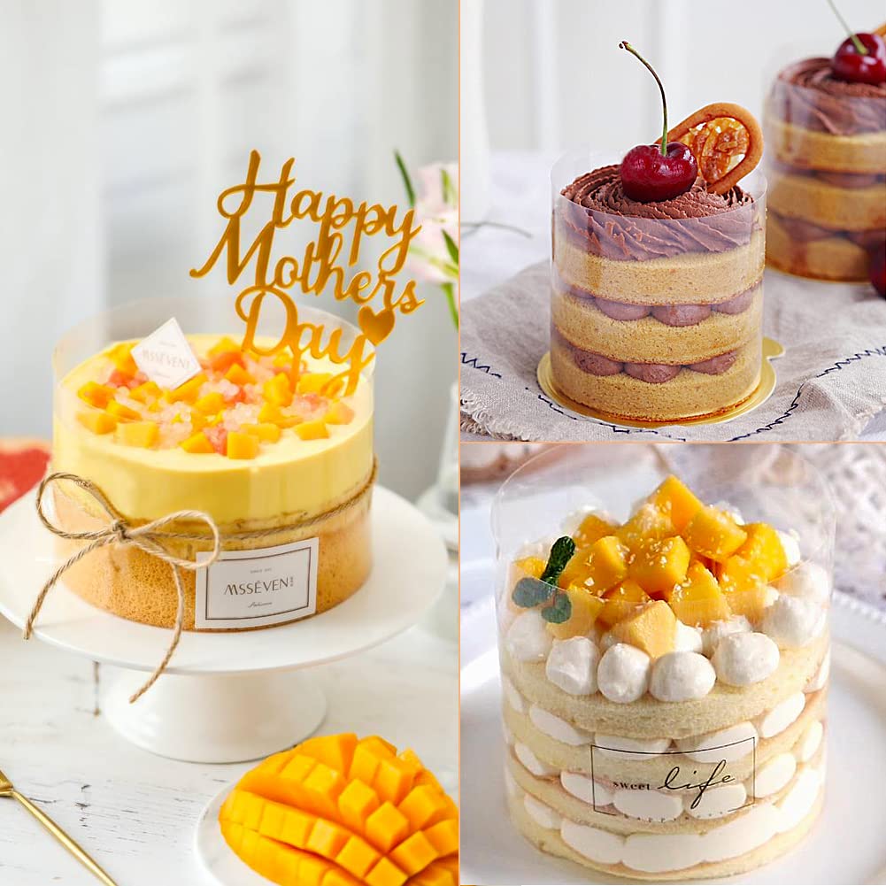 YQL translucent baking border creates clean cake edges.