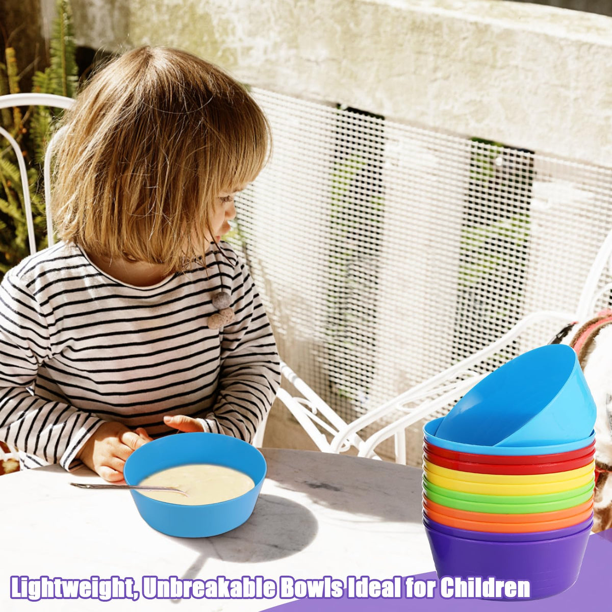 Ysglory durable bowls are lightweight and unbreakable for everyday use
