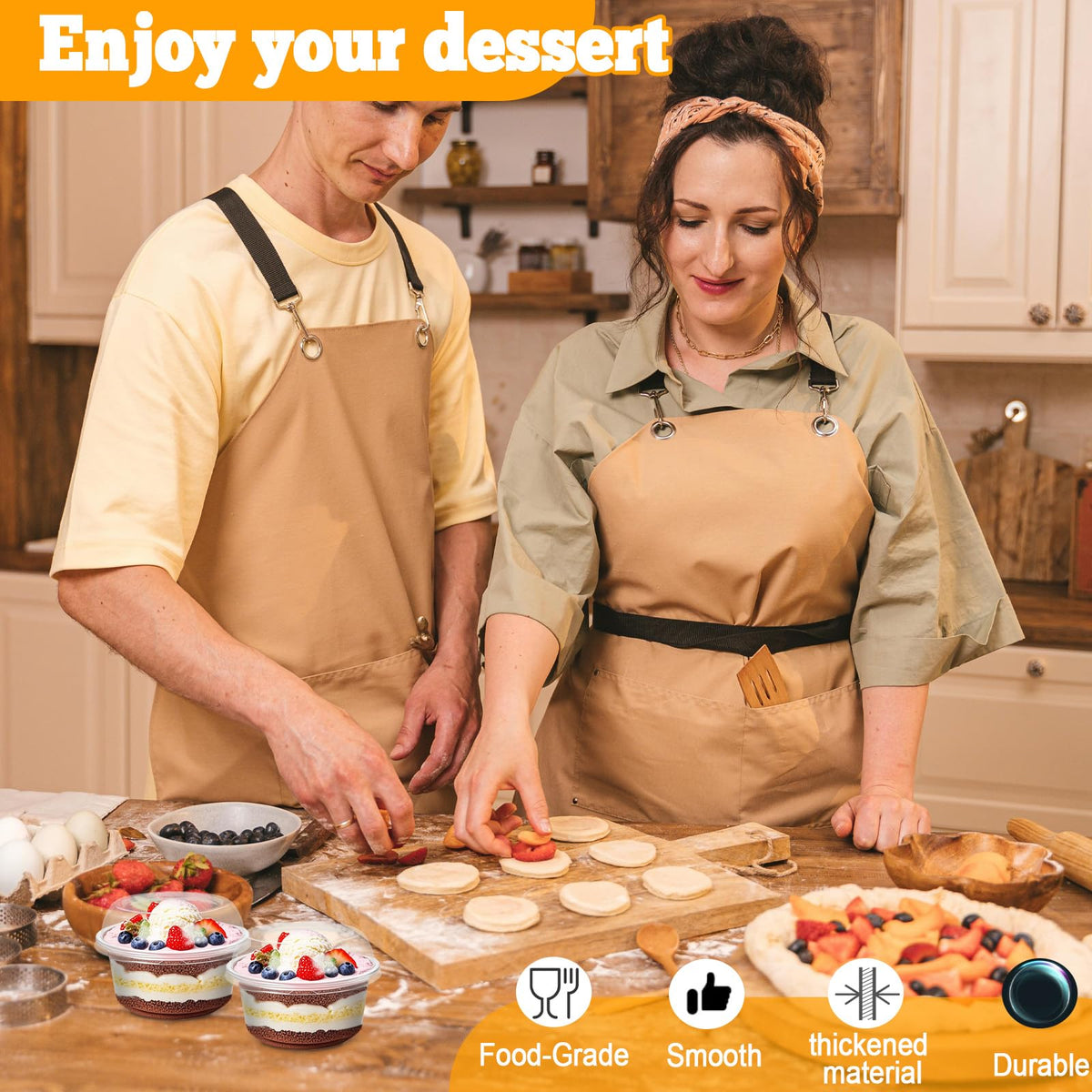 Ysglory party-serving cups streamline bulk dessert setups.