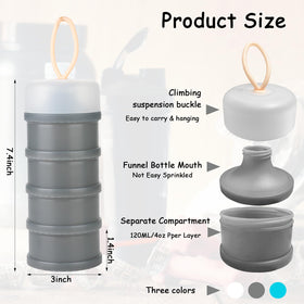 Ysglory protein container blue cap twist-lock close-up highlights leak-proof seal.