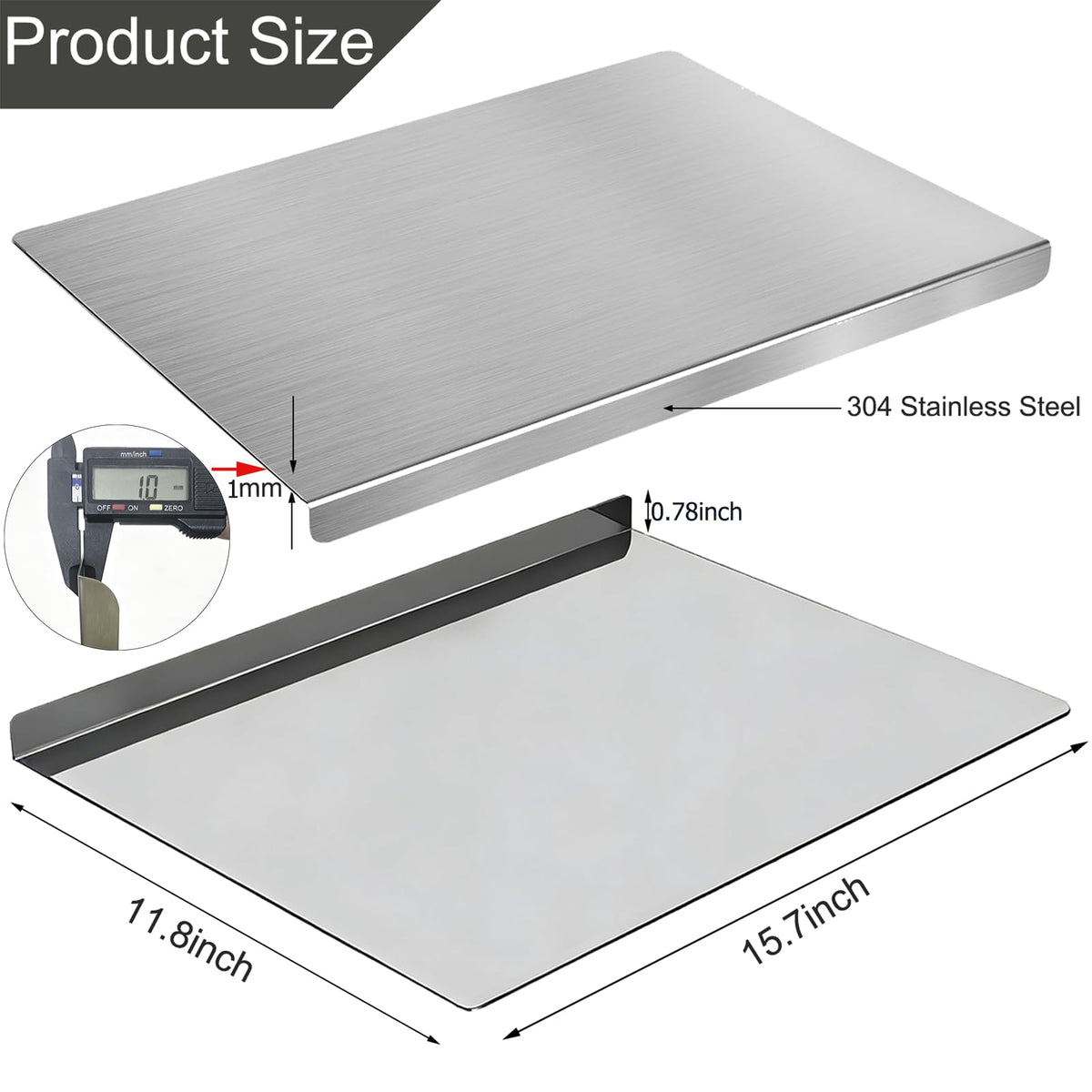 YSSDBBB Double-sided cutting board design separates raw and cooked foods to minimize cross-contamination