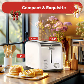 YSSOA surround heating delivers even toasting across slices.