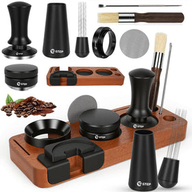 Y-Step 51mm tamper for consistent extraction on home espresso setup
