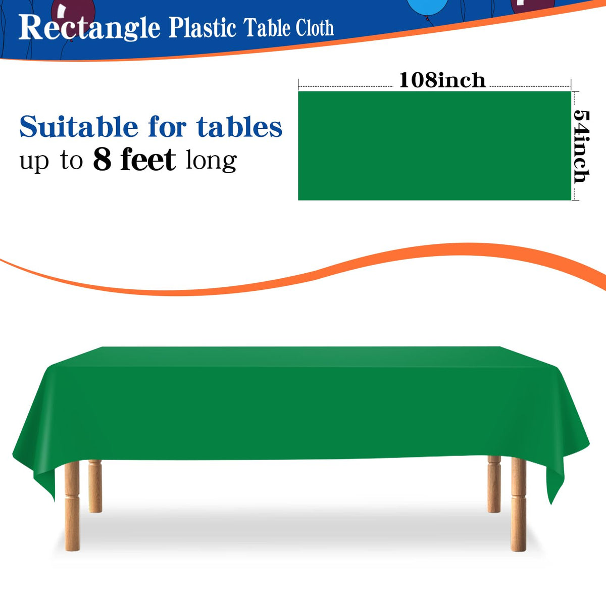 Disposable tablecloths by YSYJ enabling quick cleanup after the event.