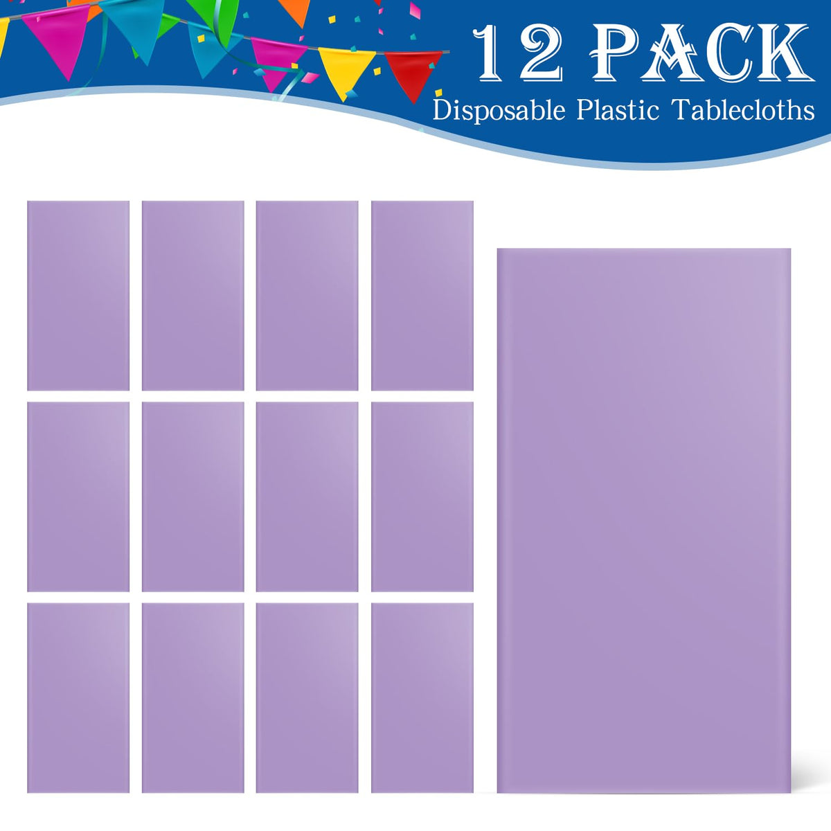 YSYJ lavender tablecloth demonstrating water-resistant protection on a table.